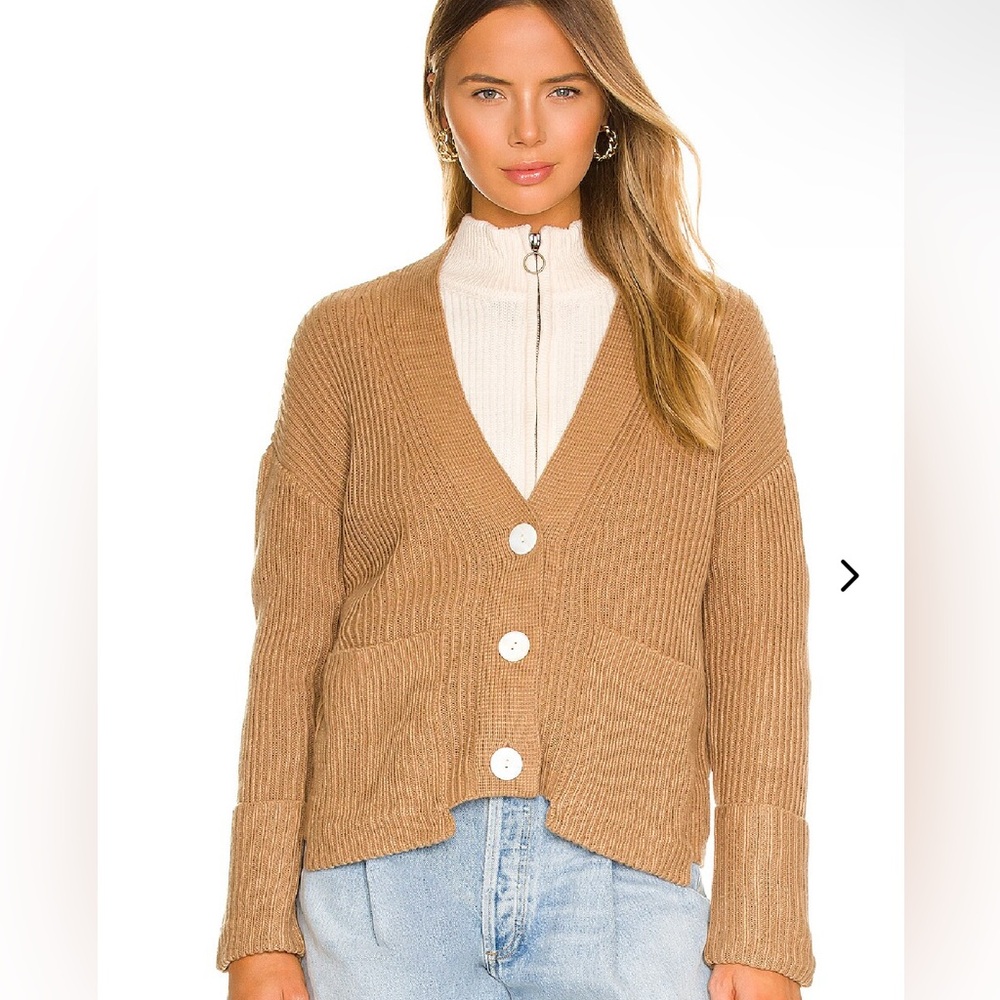 Lovers + friends Avery camel Cardigan